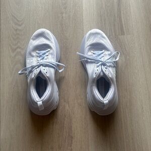 Hoka Bondi 8 White Sneakers